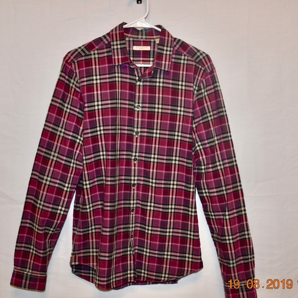 BURBERRY Plaid Button Down